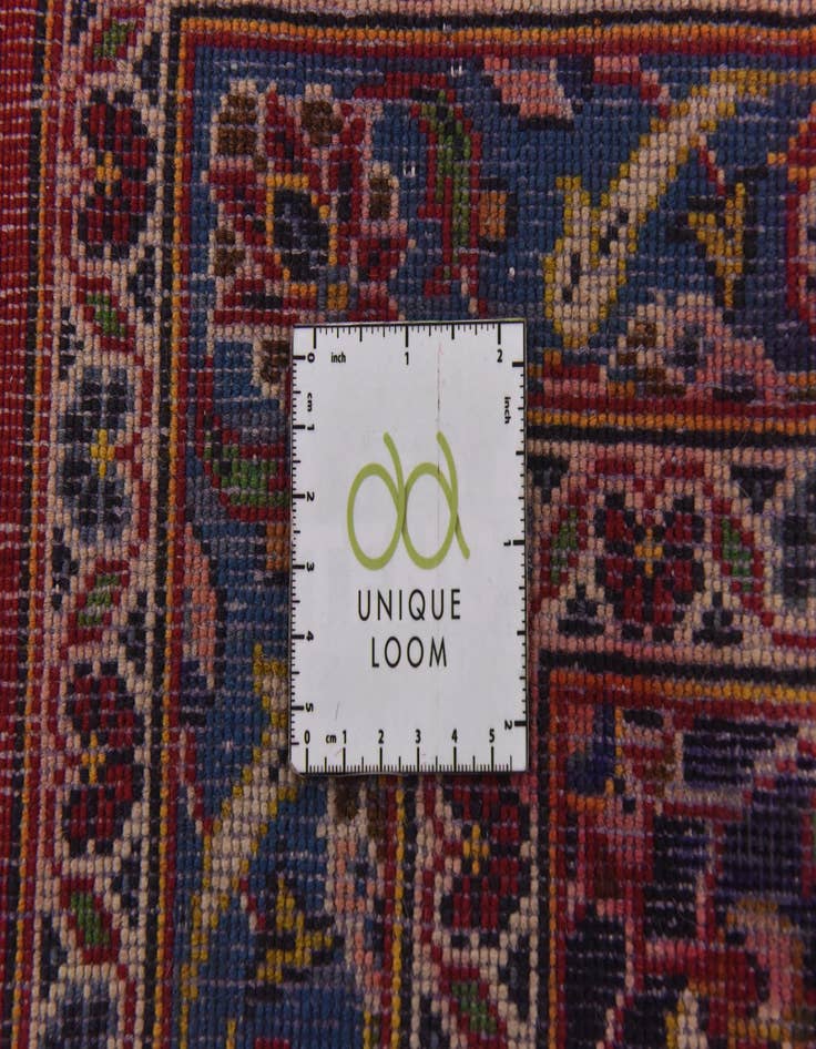 Detail image of 9' 10 x 12' 10  Hand Knotted Kashan Persian Wool Rug