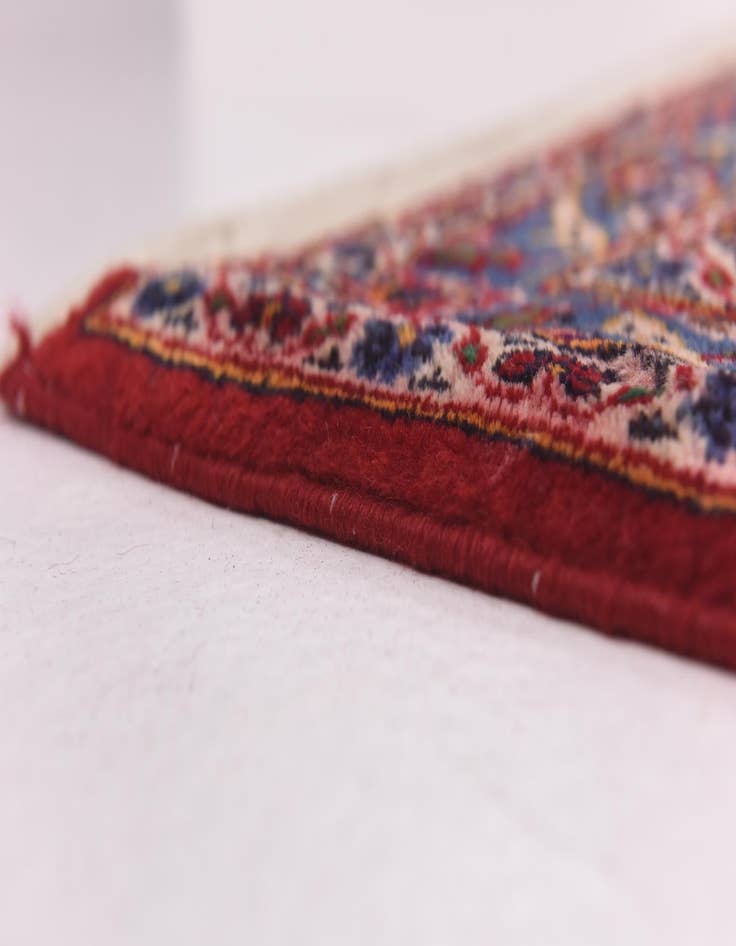 Detail image of 9' 10 x 12' 10  Hand Knotted Kashan Persian Wool Rug