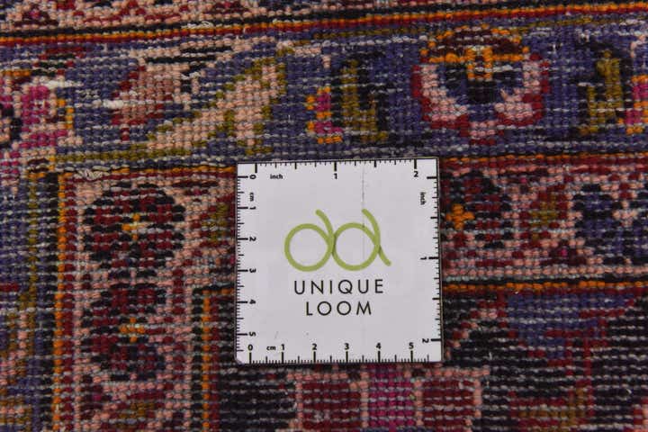 9' 7 x 13' 9 Hand Knotted Kashan Persian Wool Rug