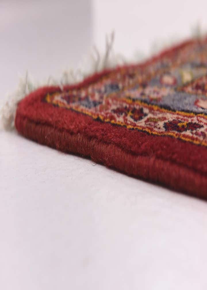 9' 7 x 13' 9 Hand Knotted Kashan Persian Wool Rug