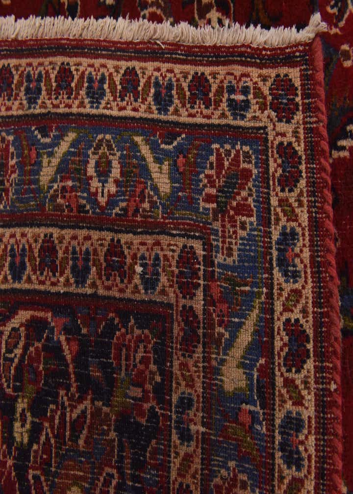 9' 6 x 13' Hand Knotted Kashan Persian Wool Rug