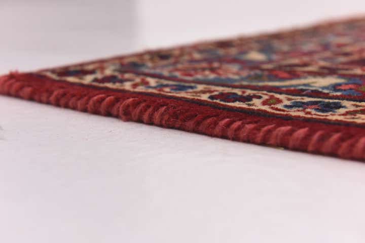 9' 6 x 13' Hand Knotted Kashan Persian Wool Rug