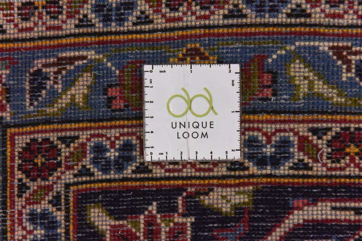 9' 8 x 13' 4 Hand Knotted Kashan Persian Wool Rug