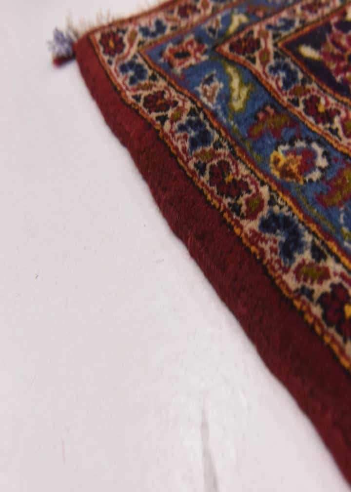 9' 8 x 13' 4 Hand Knotted Kashan Persian Wool Rug