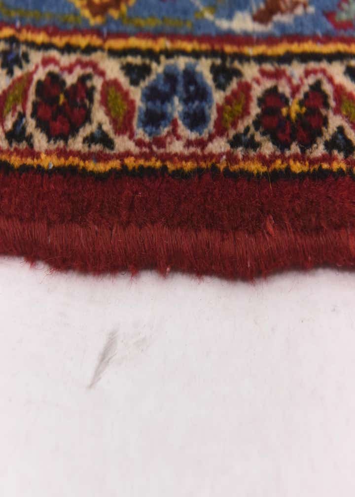 9' 8 x 13' 4 Hand Knotted Kashan Persian Wool Rug