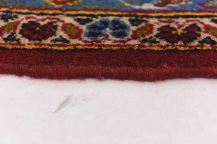 9' 8 x 13' 4 Hand Knotted Kashan Persian Wool Rug