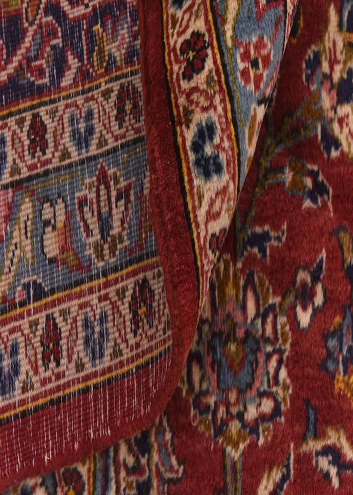 9' 9 x 13' 2 Hand Knotted Kashan Persian Wool Rug