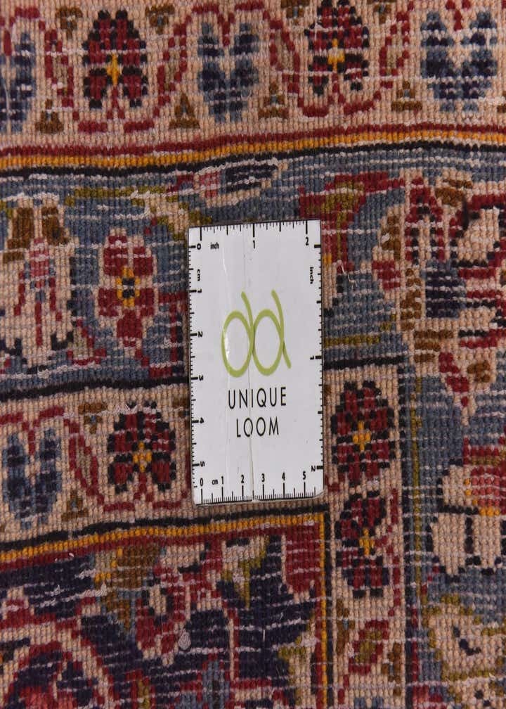 9' 9 x 13' 2 Hand Knotted Kashan Persian Wool Rug
