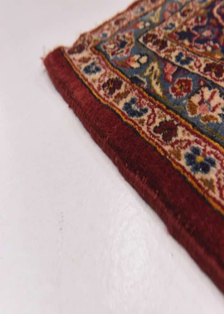 9' 9 x 13' 2 Hand Knotted Kashan Persian Wool Rug