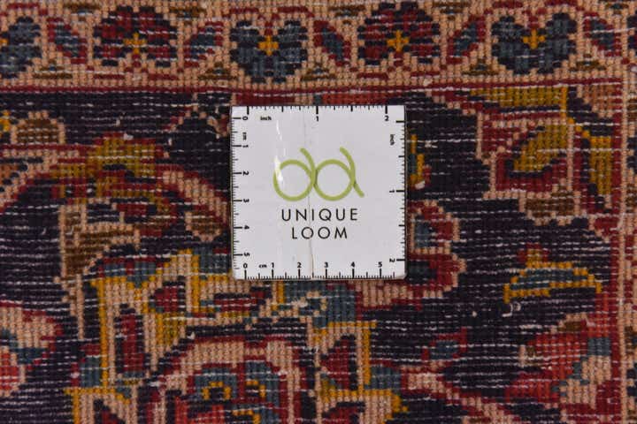 9' 7 x 13' 2 Hand Knotted Kashan Persian Wool Rug