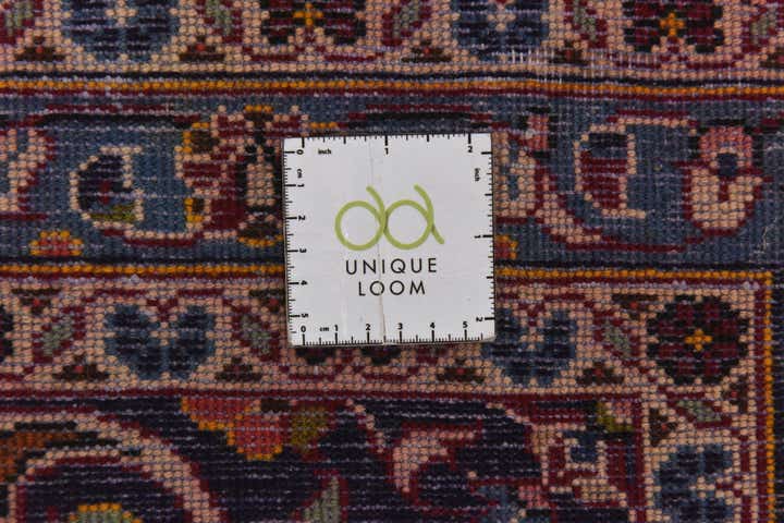 9' 8 x 12' 7 Hand Knotted Kashan Persian Wool Rug