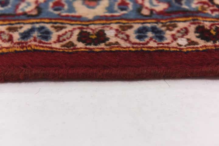 9' 8 x 12' 7 Hand Knotted Kashan Persian Wool Rug