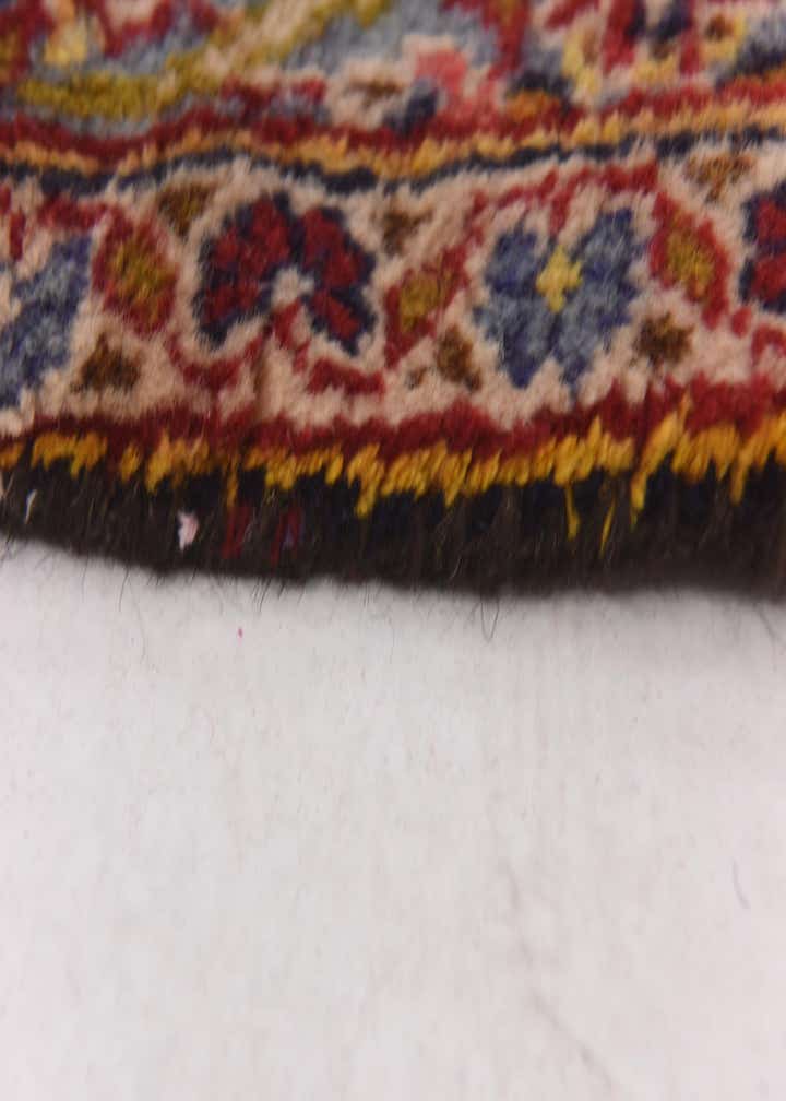 9' 8 x 13' Hand Knotted Kashan Persian Wool Rug