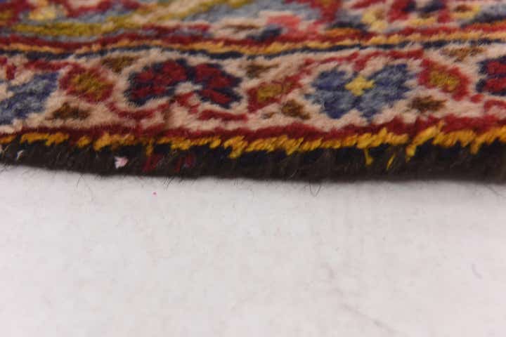 9' 8 x 13' Hand Knotted Kashan Persian Wool Rug