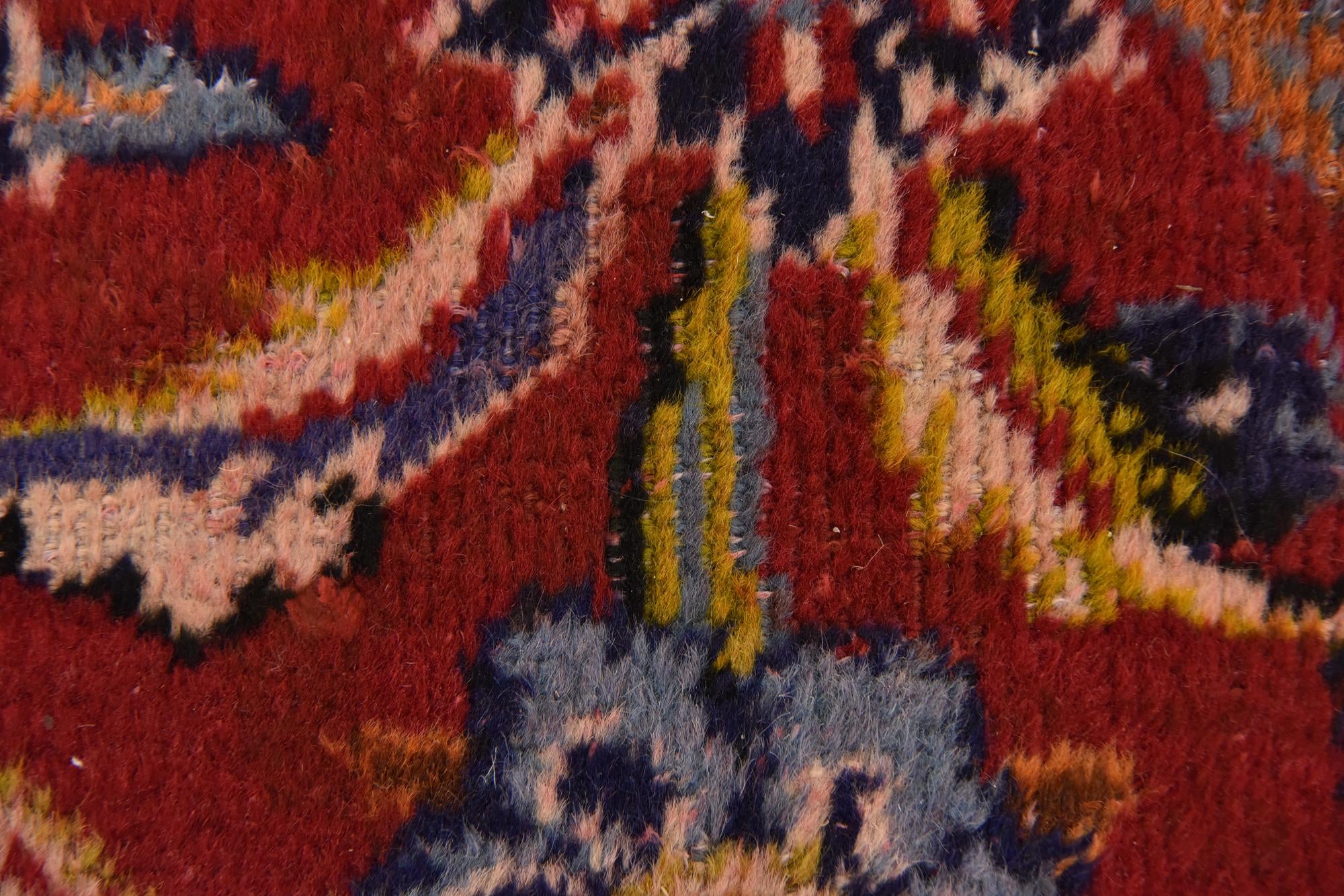 9' 7 x 13' 3 Hand Knotted Kashan Persian Wool Rug