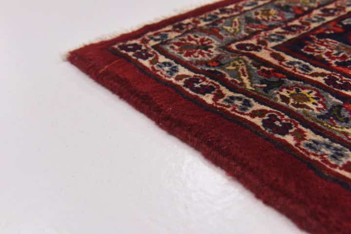 9' 5 x 12' 8 Hand Knotted Kashan Persian Wool Rug