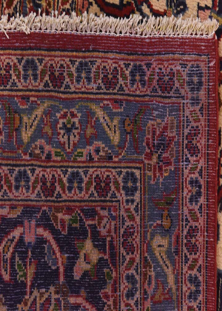 9' 9 x 13' 4 Hand Knotted Kashan Persian Wool Rug
