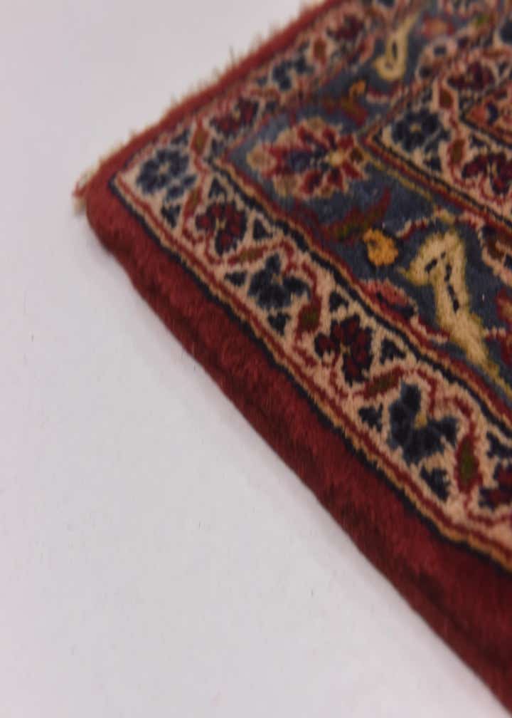9' 9 x 13' 4 Hand Knotted Kashan Persian Wool Rug