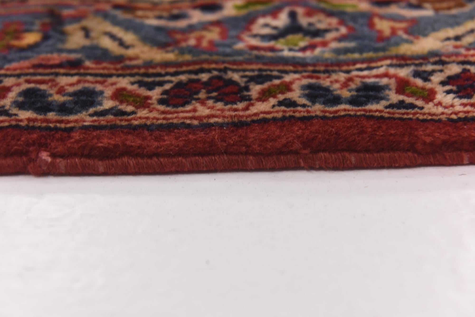 9' 9 x 13' 4 Hand Knotted Kashan Persian Wool Rug