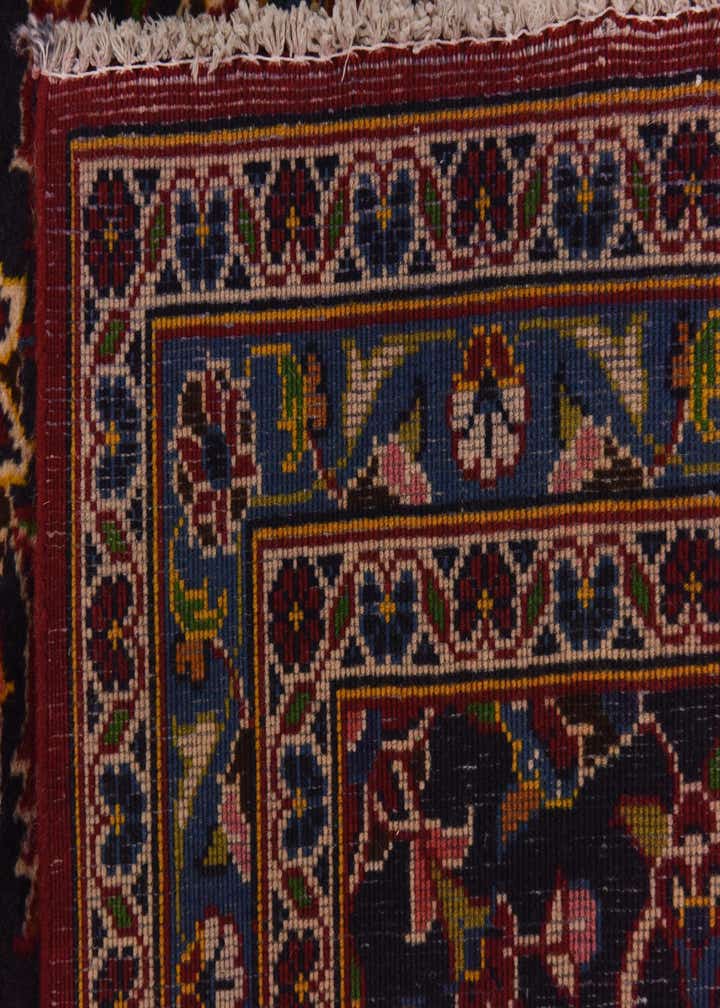 10' x 13' 2 Hand Knotted Kashan Persian Wool Rug