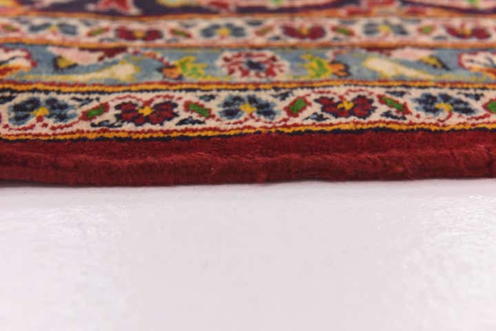 10' x 13' 2 Hand Knotted Kashan Persian Wool Rug