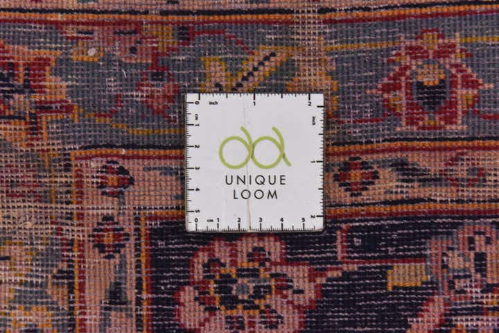 9' 10 x 12' 9 Hand Knotted Kashan Persian Wool Rug