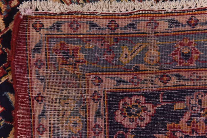 9' 10 x 12' 9 Hand Knotted Kashan Persian Wool Rug