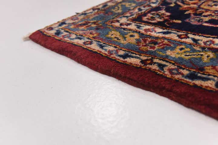 9' 10 x 12' 9 Hand Knotted Kashan Persian Wool Rug