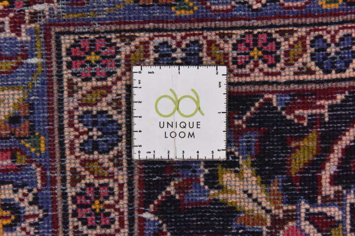 9' 6 x 13' 6 Hand Knotted Kashan Persian Wool Rug