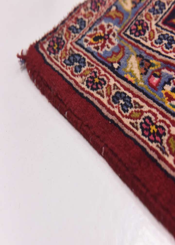9' 6 x 13' 6 Hand Knotted Kashan Persian Wool Rug