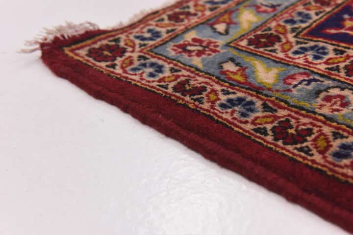 9' 9 x 12' 9 Hand Knotted Kashan Persian Wool Rug