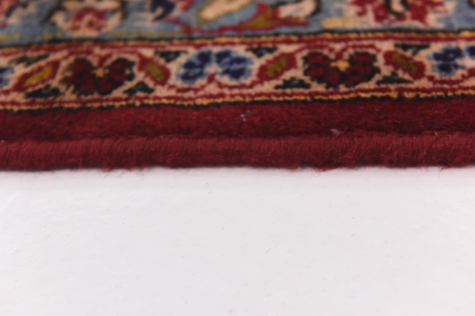 9' 9 x 12' 9 Hand Knotted Kashan Persian Wool Rug