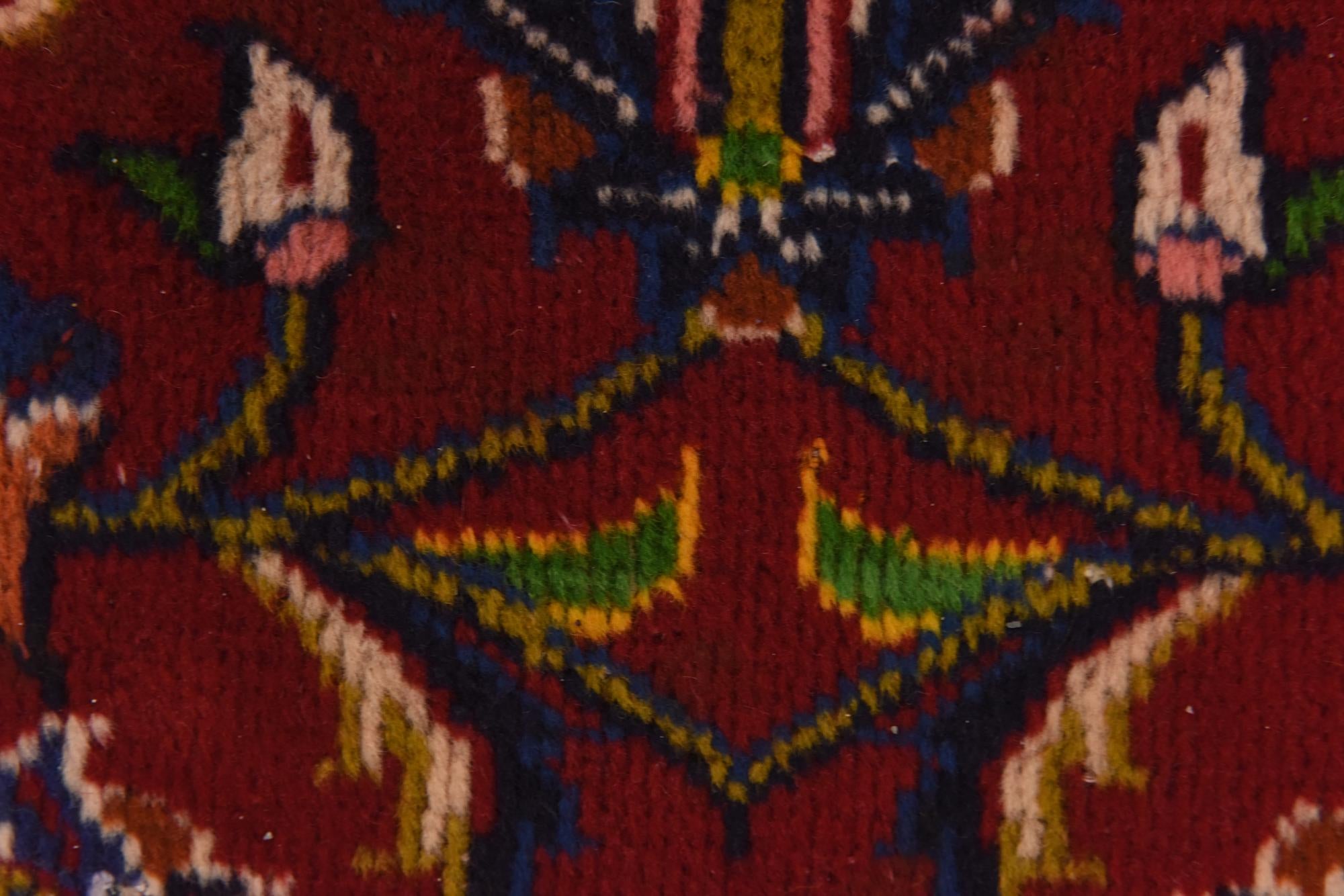 9' 7 x 12' 10 Hand Knotted Kashan Persian Wool Rug