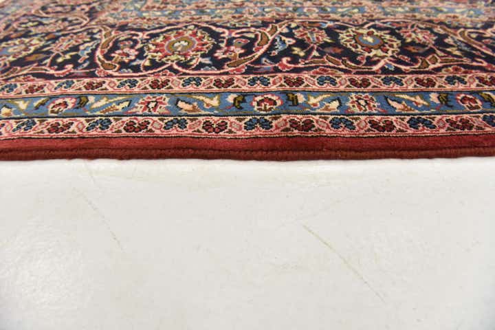 9' 9 x 13' 3 Hand Knotted Kashan Persian Wool Rug