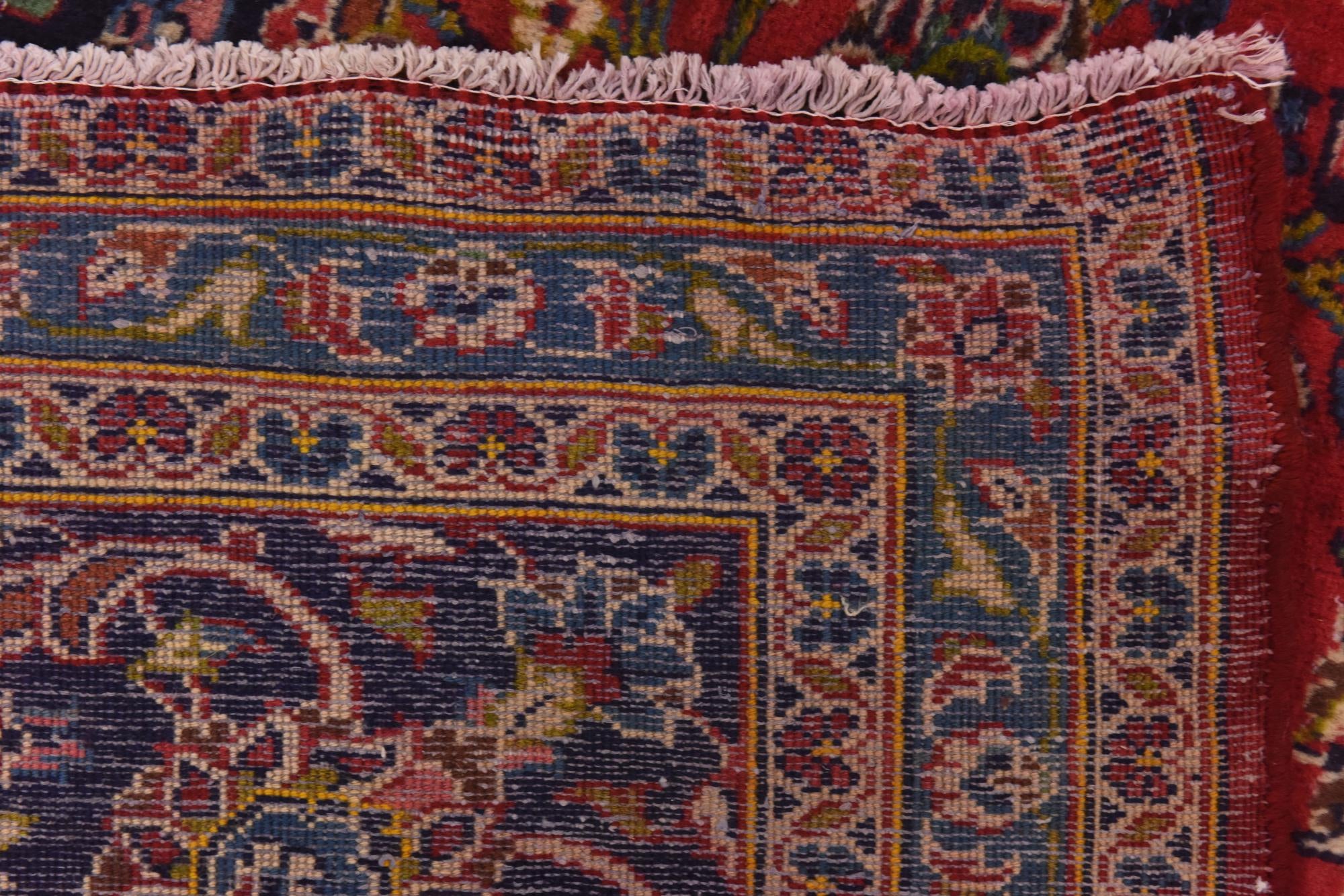 305cm x 385cm anudado a mano Kashan Alfombra Persa Lana