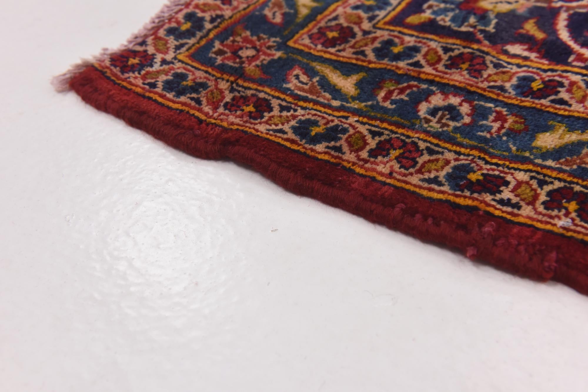 305cm x 385cm anudado a mano Kashan Alfombra Persa Lana