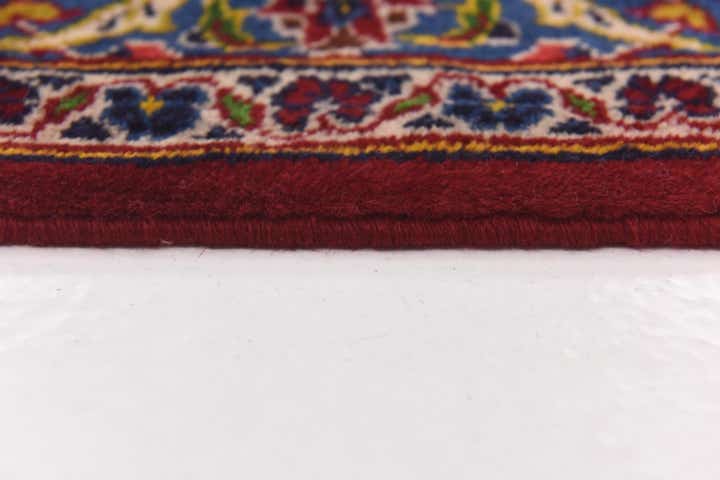 9' 6 x 12' 10 Hand Knotted Kashan Persian Wool Rug