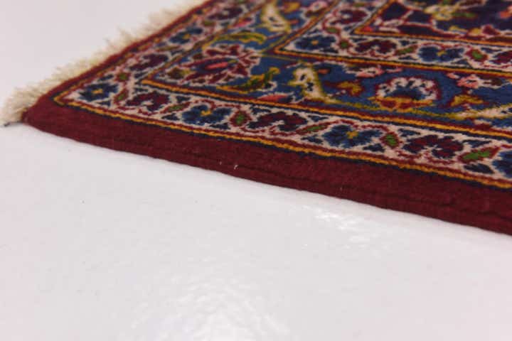 9' 6 x 12' 10 Hand Knotted Kashan Persian Wool Rug