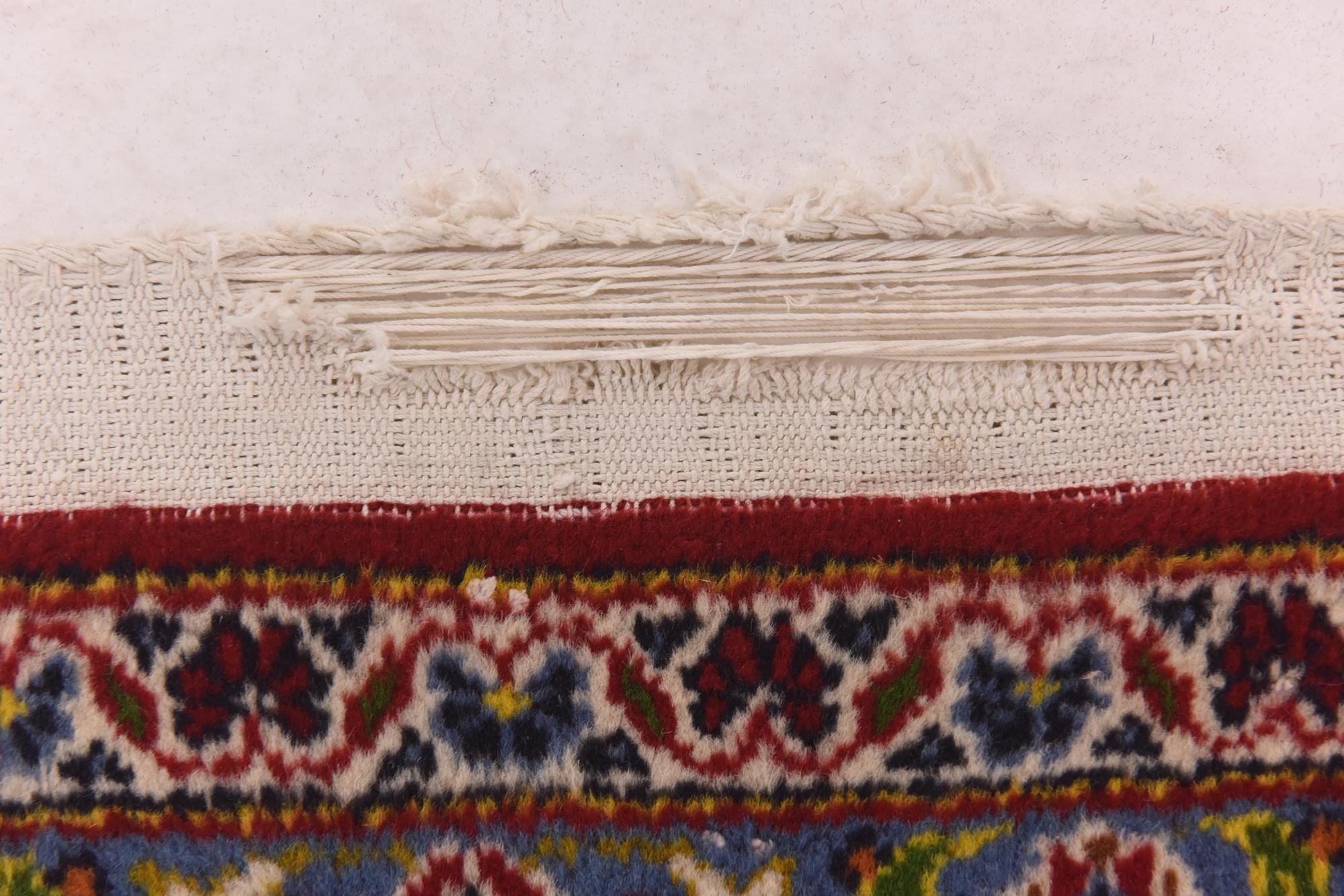 9' 8 x 13' 4 Hand Knotted Kashan Persian Wool Rug
