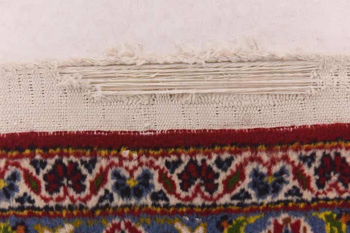 9' 8 x 13' 4 Hand Knotted Kashan Persian Wool Rug