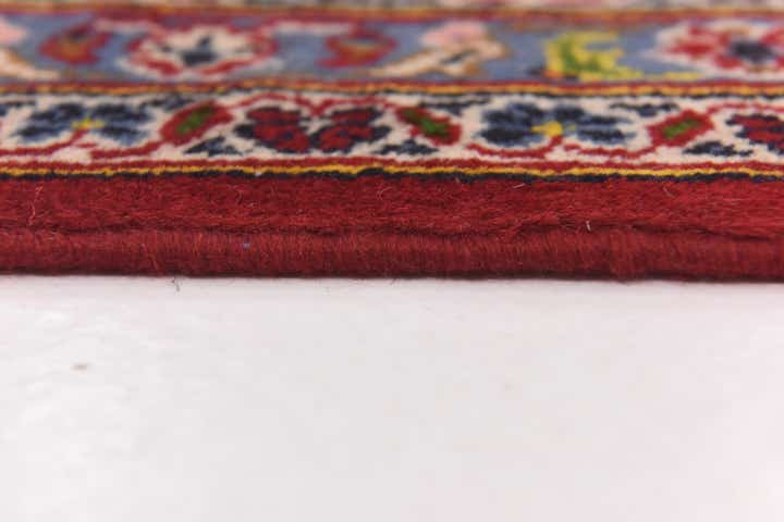 9' 8 x 13' 4 Hand Knotted Kashan Persian Wool Rug