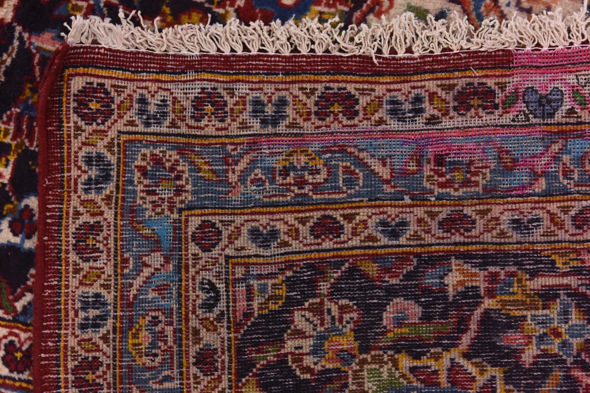 300cm x 395cm anudado a mano Kashan Alfombra Persa Lana