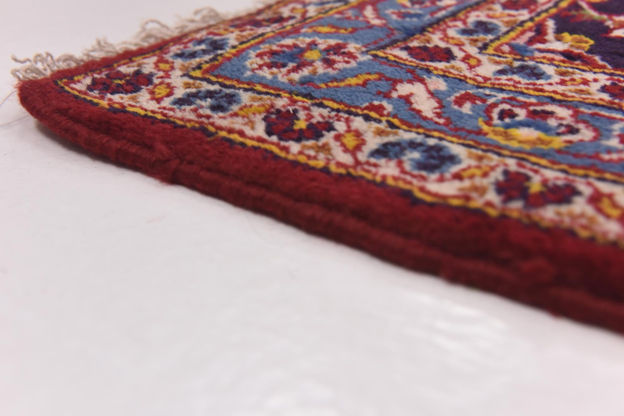 300cm x 395cm anudado a mano Kashan Alfombra Persa Lana
