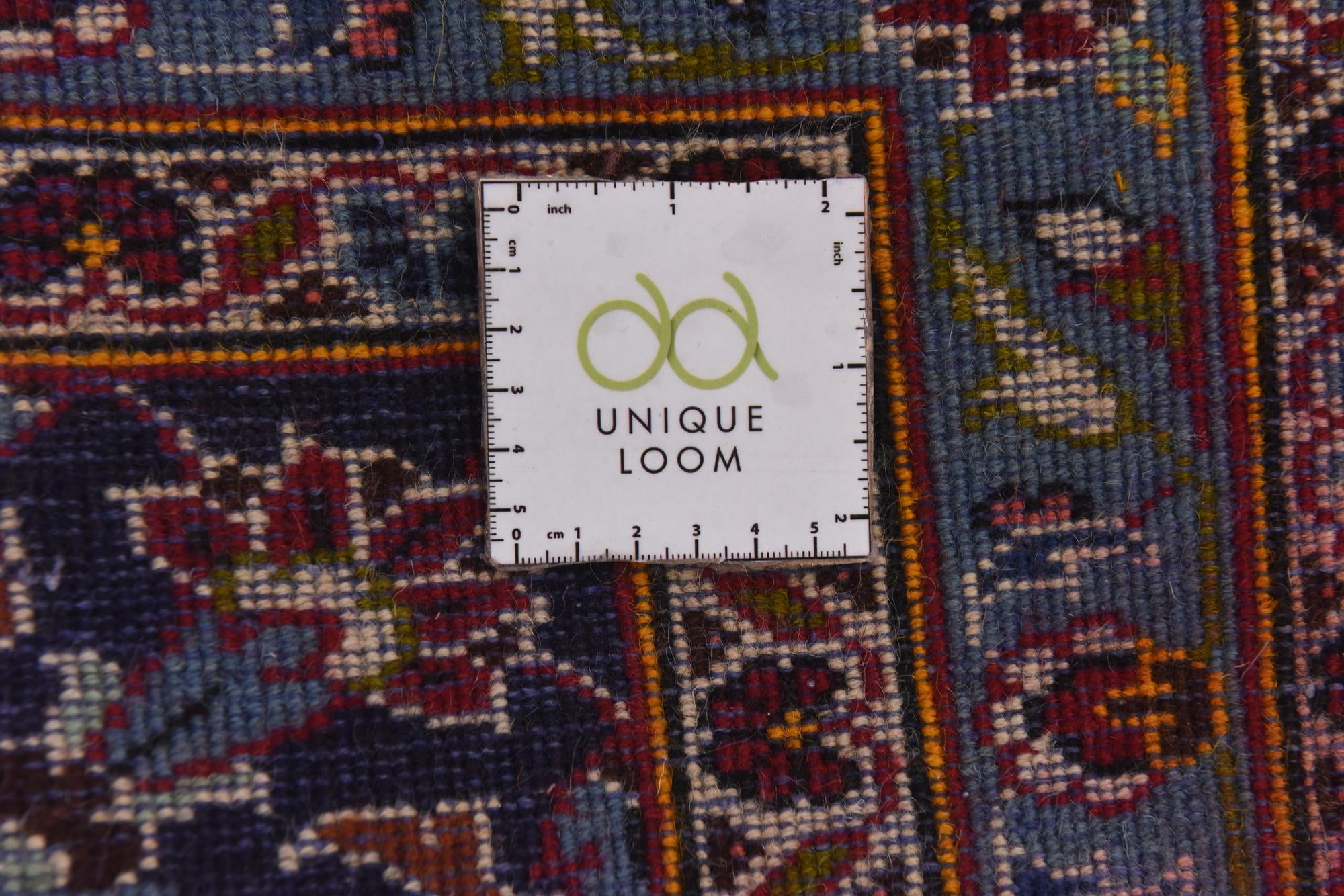 9' 9 x 13' Hand Knotted Kashan Persian Wool Rug