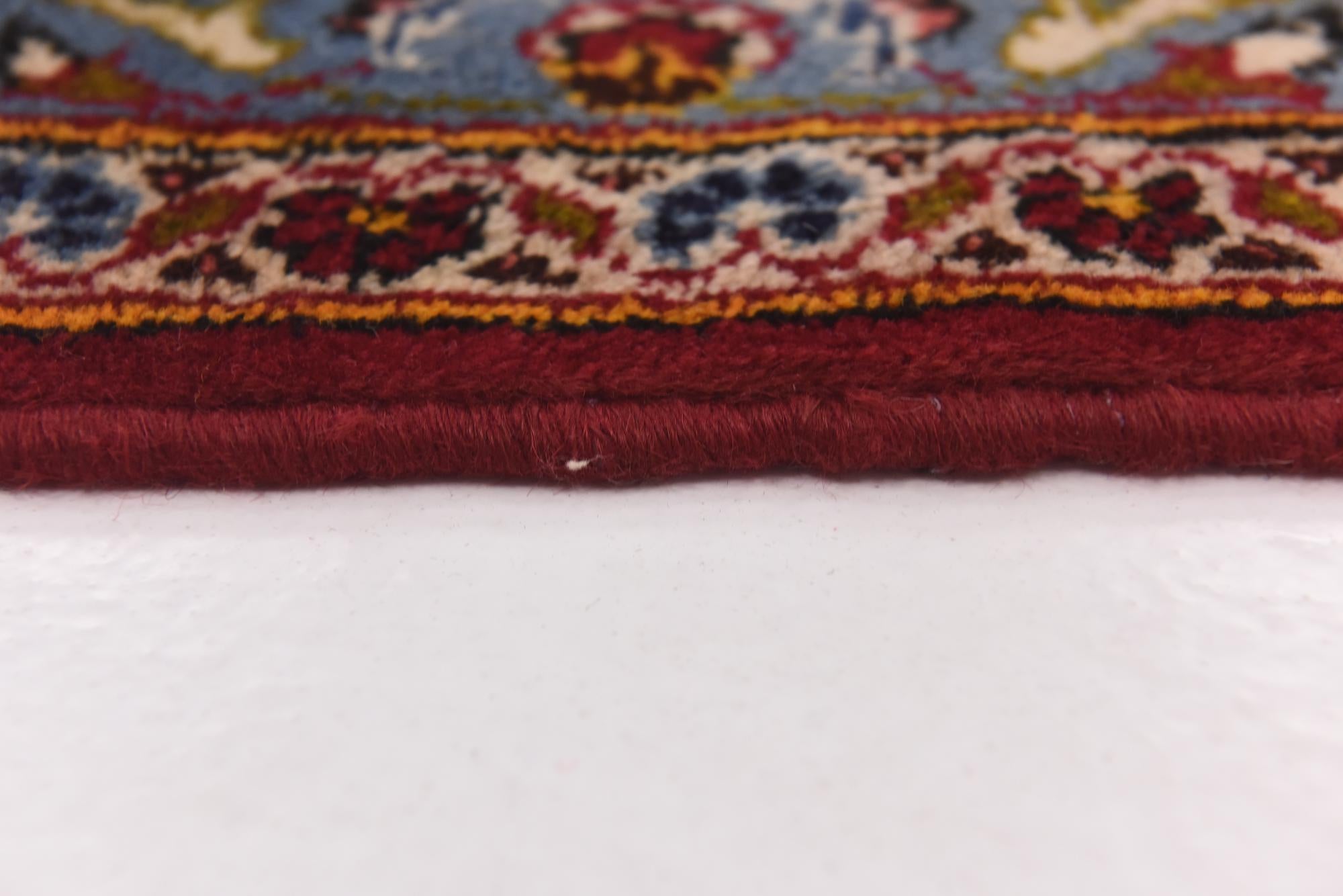 9' 9 x 13' Hand Knotted Kashan Persian Wool Rug