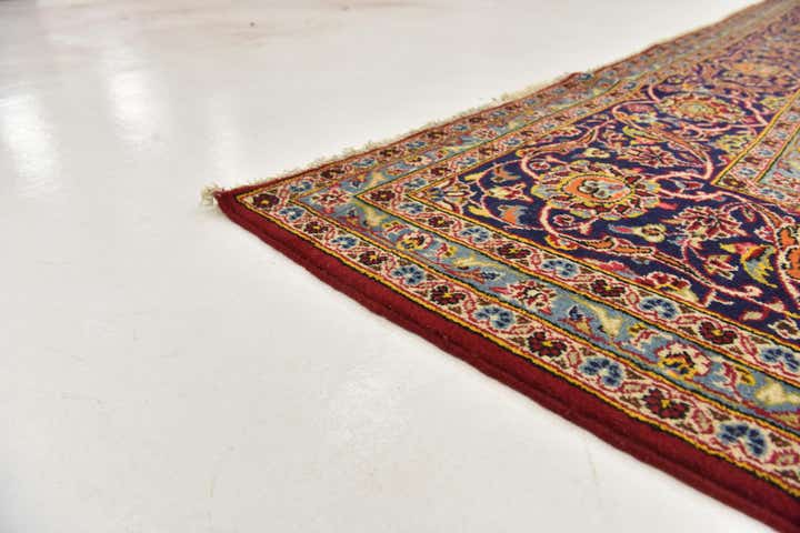 295cm x 400cm anudado a mano Kashan Alfombra Persa Lana