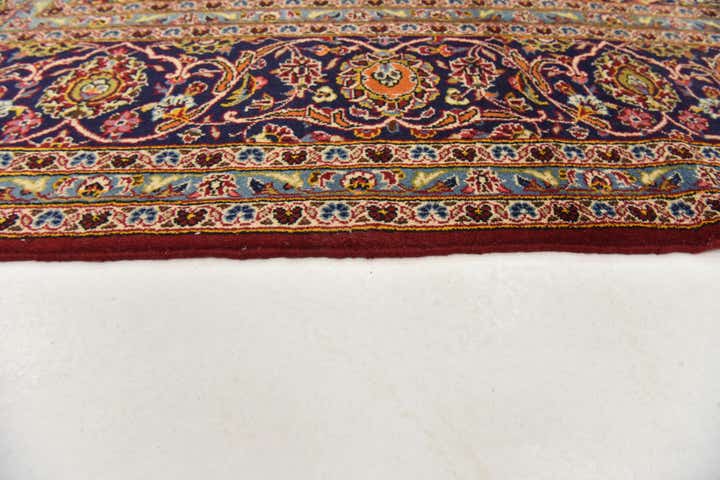 295cm x 400cm anudado a mano Kashan Alfombra Persa Lana