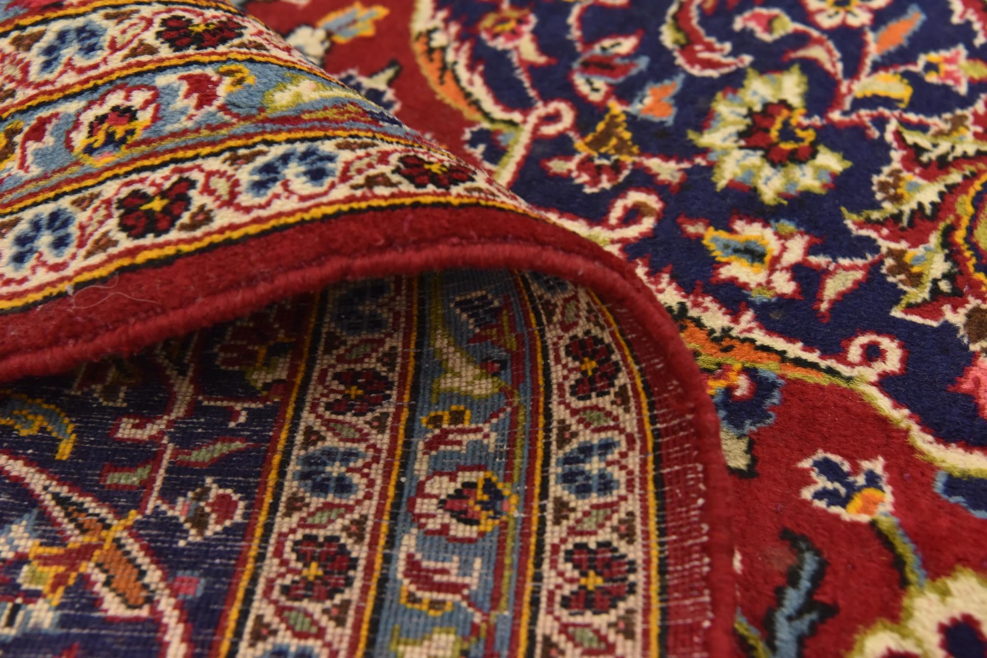 295cm x 400cm anudado a mano Kashan Alfombra Persa Lana