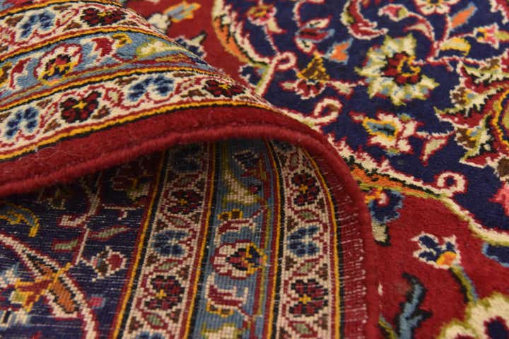 295cm x 400cm anudado a mano Kashan Alfombra Persa Lana