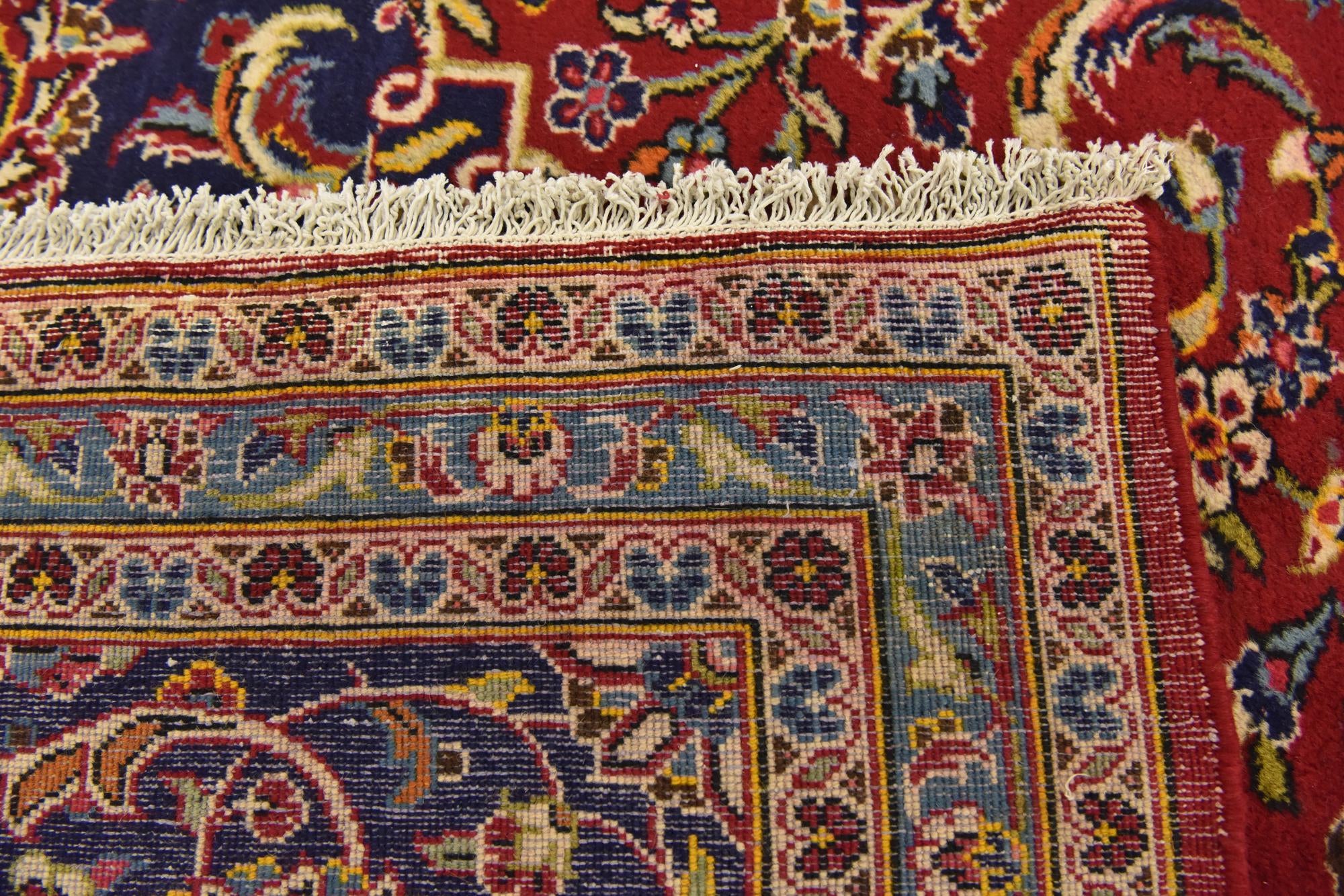 295cm x 400cm anudado a mano Kashan Alfombra Persa Lana